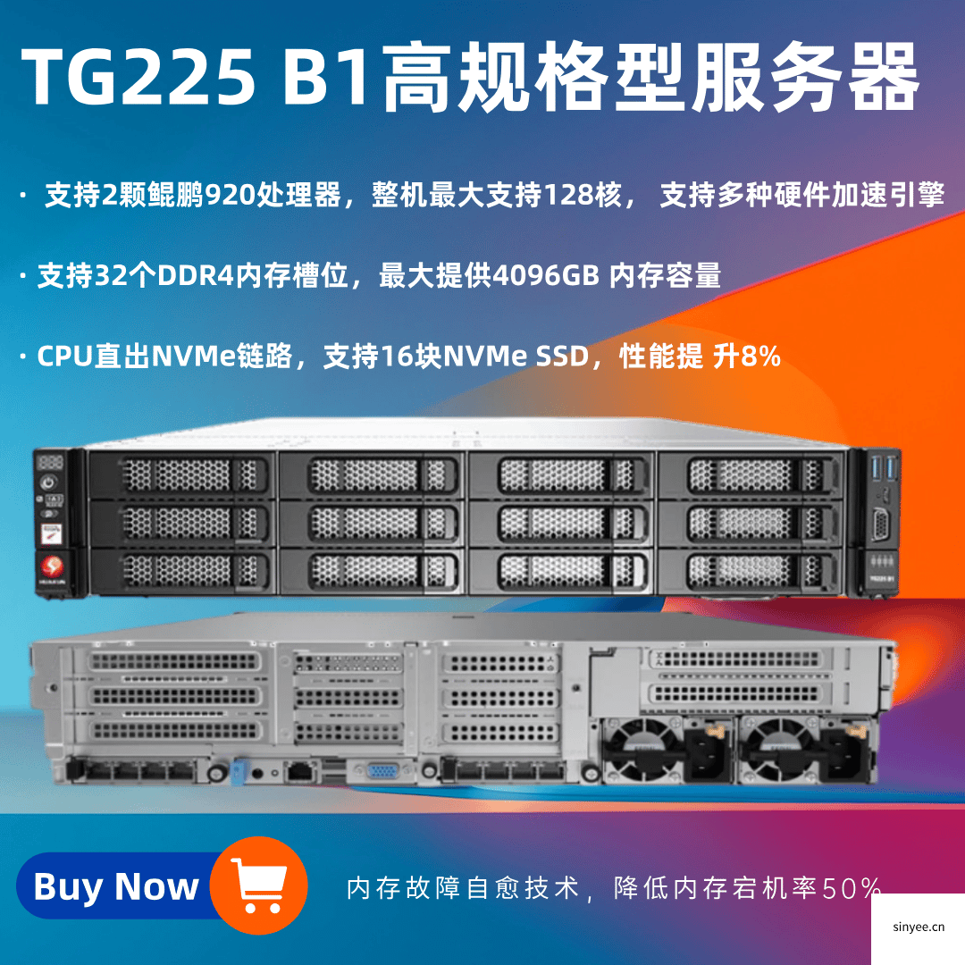 TG225 2U2路高規(guī)格型服務器